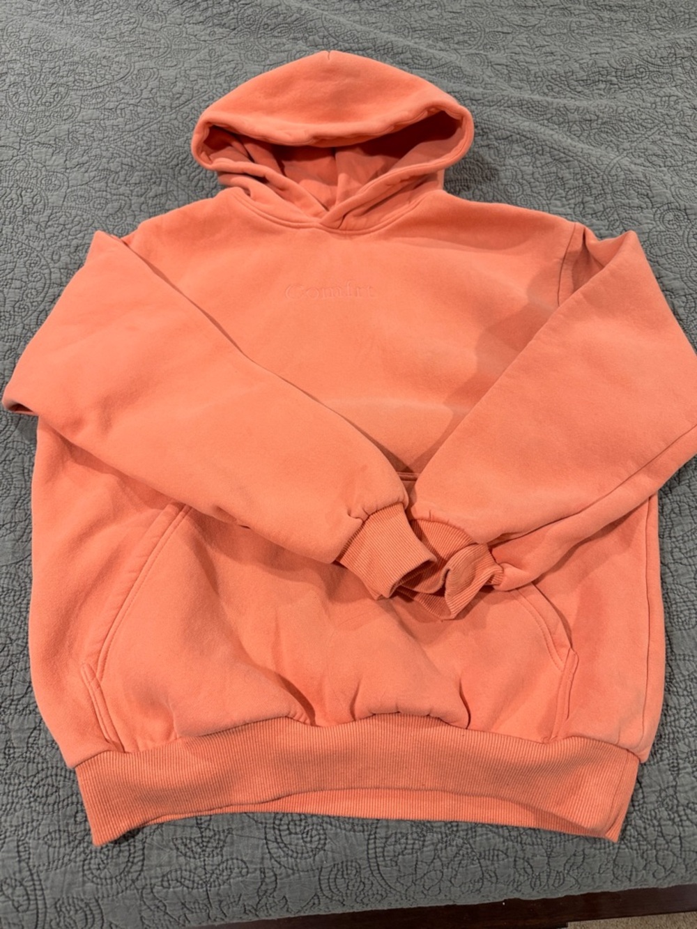 Comfrt Coral Hooded Pullover Sweatshirt